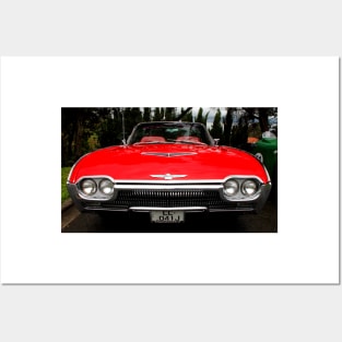 Ford Thunderbird 1963 Model Front End Posters and Art